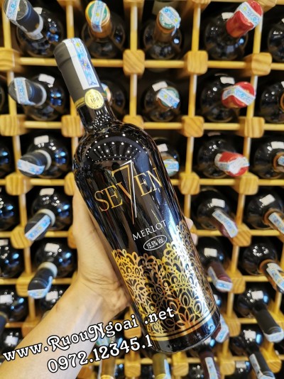 Rượu vang Ý Seven Merlot