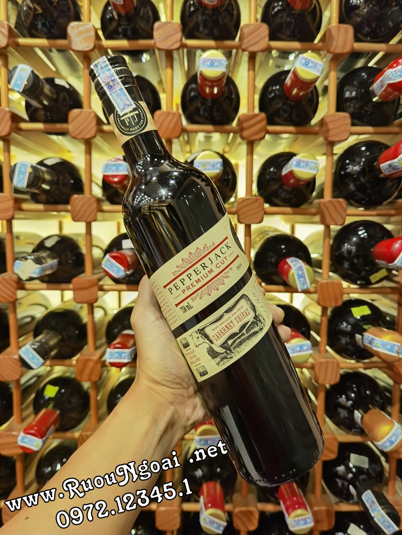 Rượu Vang Pepper Jack Premium Cut Cabernet Shiraz
